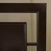 Covetown California King Panel Bed with Mirrored Dresser