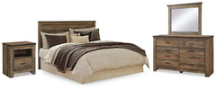 Trinell King/California King Panel Headboard, Dresser, Mirror and Nightstand