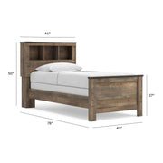 Trinell Twin Bookcase Bed