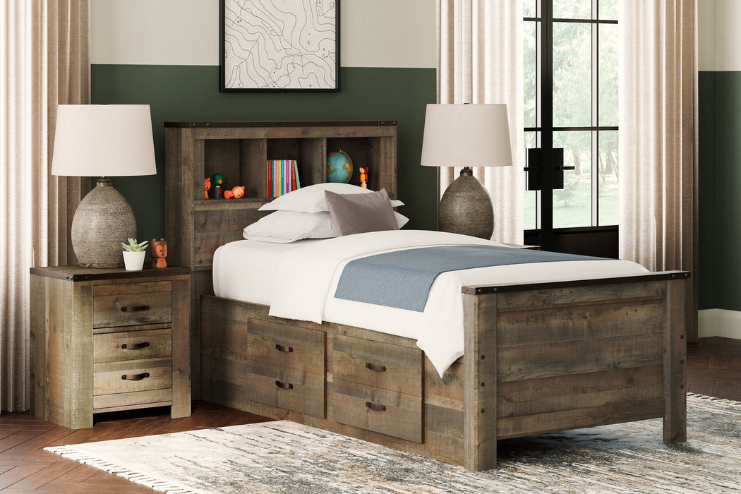 Trinell Youth Bed with 2 Storage Drawers