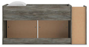 Frandern Twin Loft Bed with Bookcase Storage