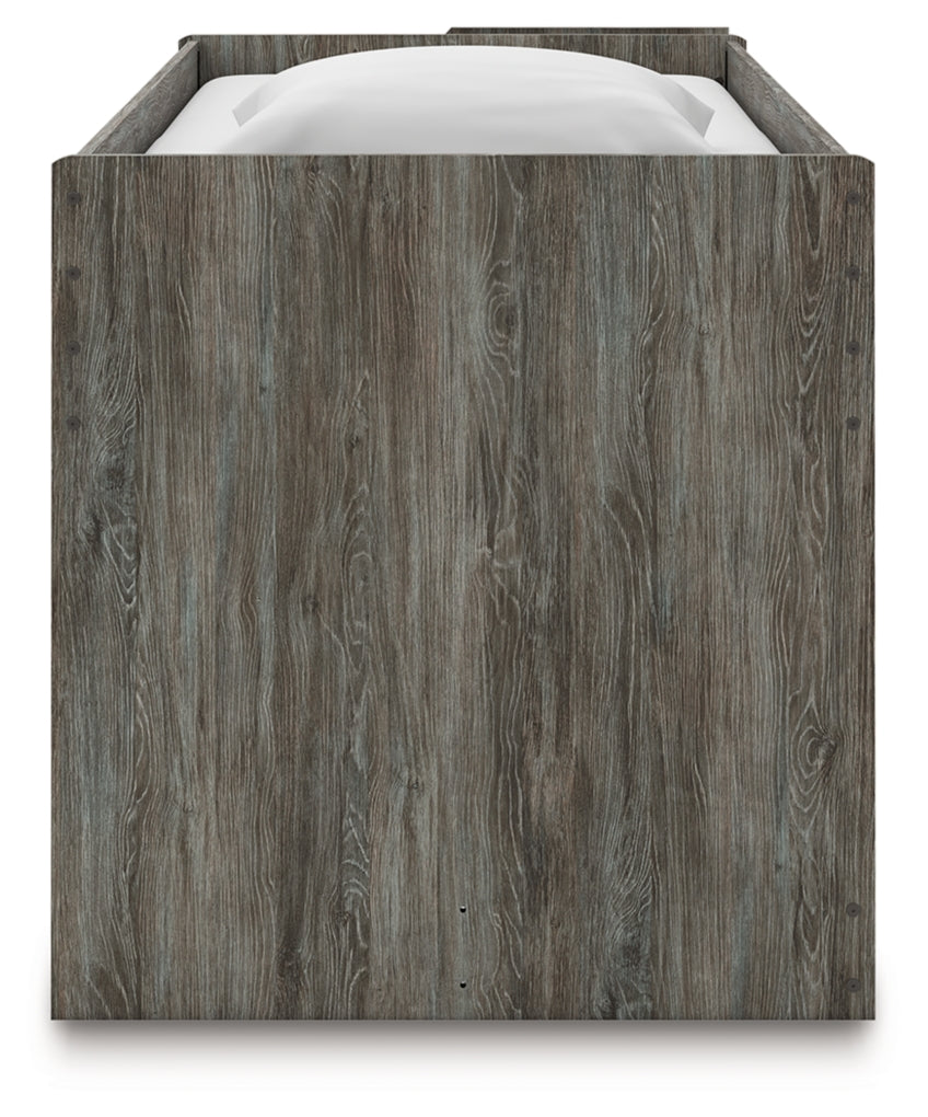 Frandern Twin Loft Bed with Drawer Storage