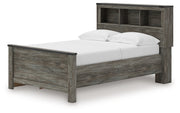 Frandern Full Bookcase Panel Bed with Storage