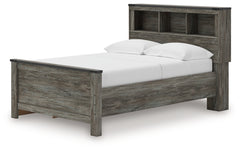 Frandern Full Bookcase Panel Bed with Storage