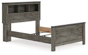 Frandern Full Bookcase Panel Bed