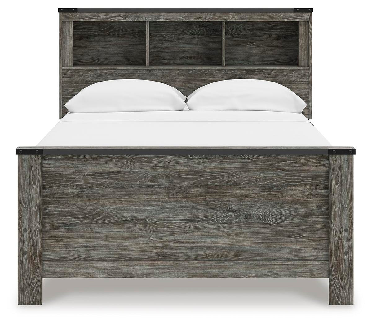 Frandern Full Bookcase Panel Bed