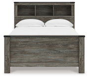 Frandern Full Bookcase Panel Bed