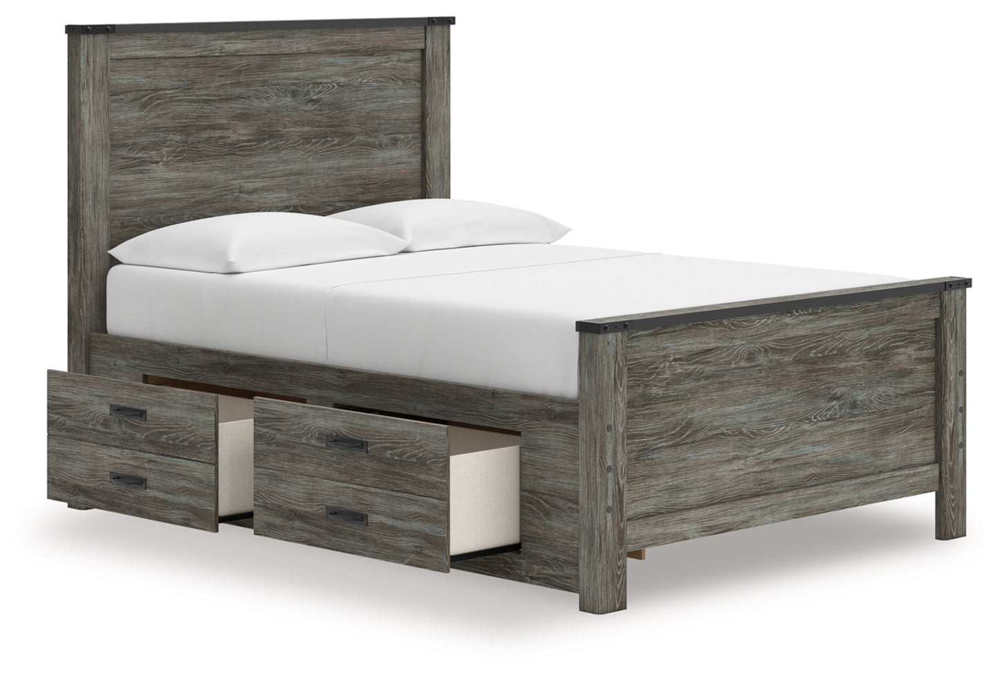 Frandern Full Panel Bed with Storage