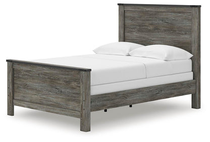 Frandern Full Panel Bed, Dresser and Mirror