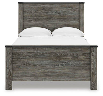 Frandern Full Panel Bed, Dresser and Mirror