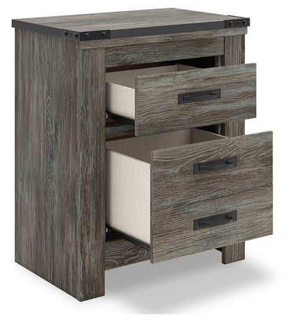 Frandern Two Drawer Night Stand