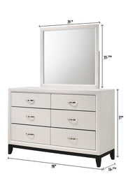 Akerson Dresser Mirror Chalk