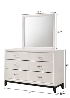 Akerson Dresser Mirror Chalk