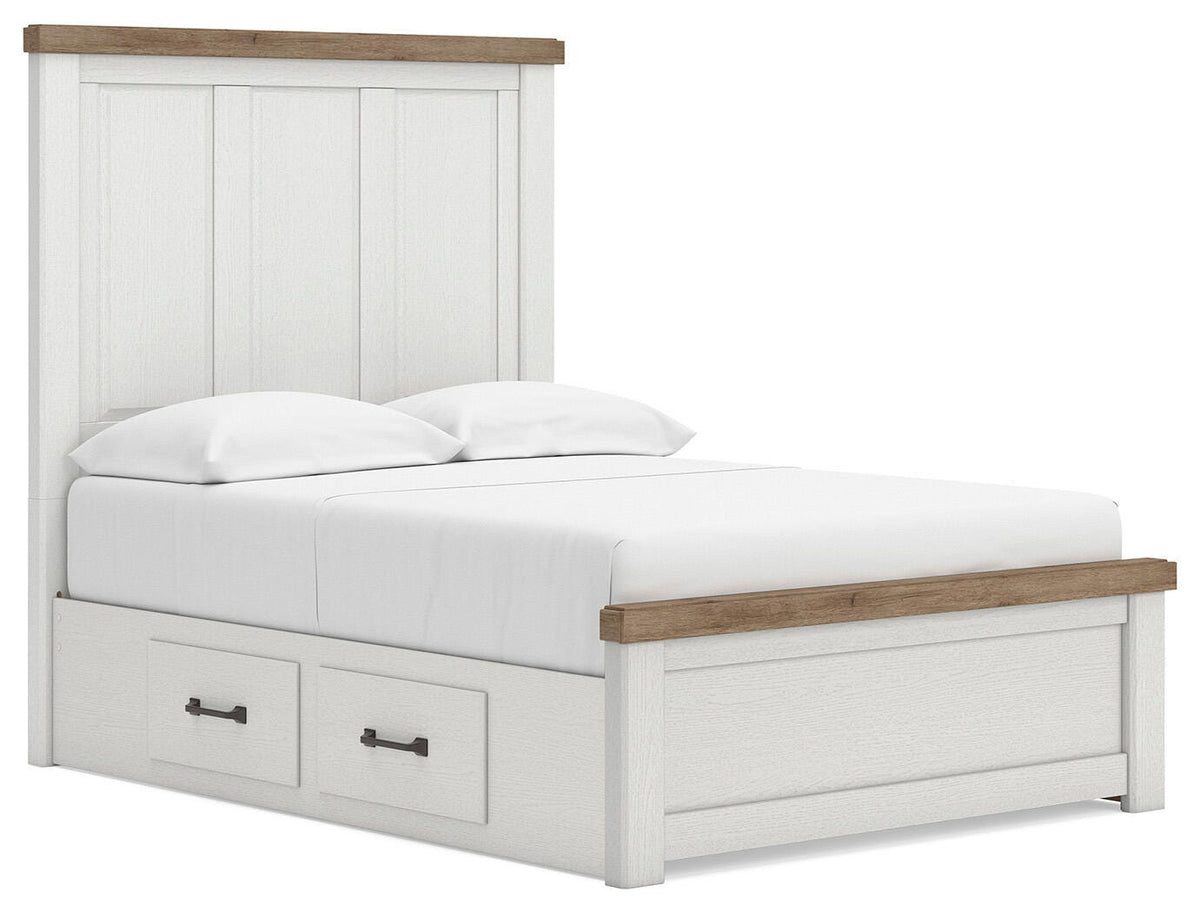Savonport Full Panel Bed with Storage