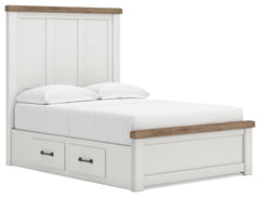 Savonport Full Panel Bed with Storage