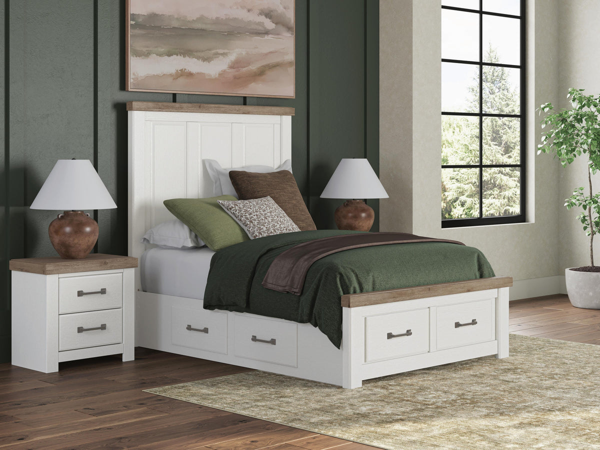 Savonport Full Panel Storage Bed