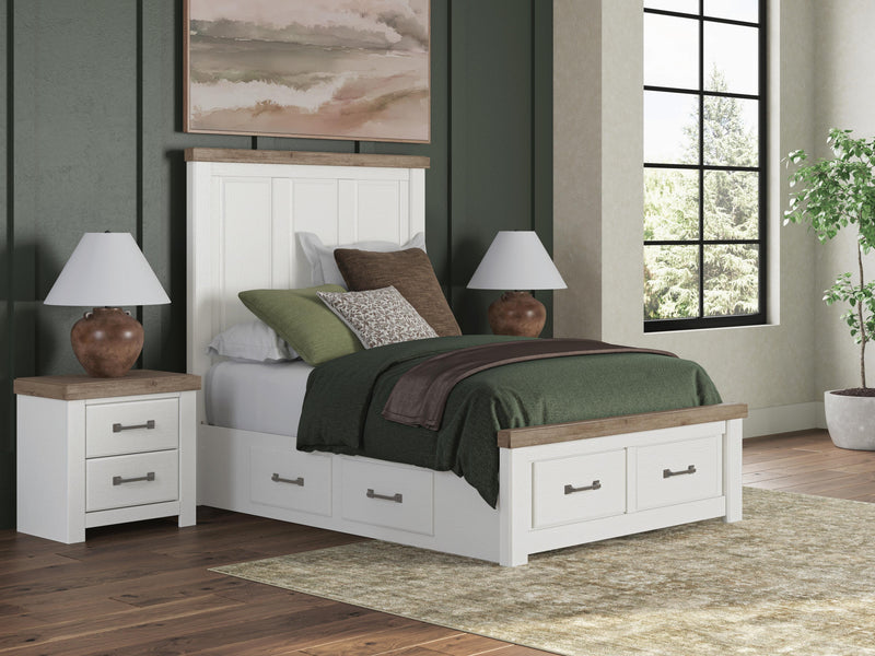 Savonport Full Panel Storage Bed