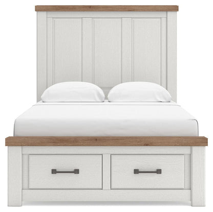 Savonport Full Panel Storage Bed