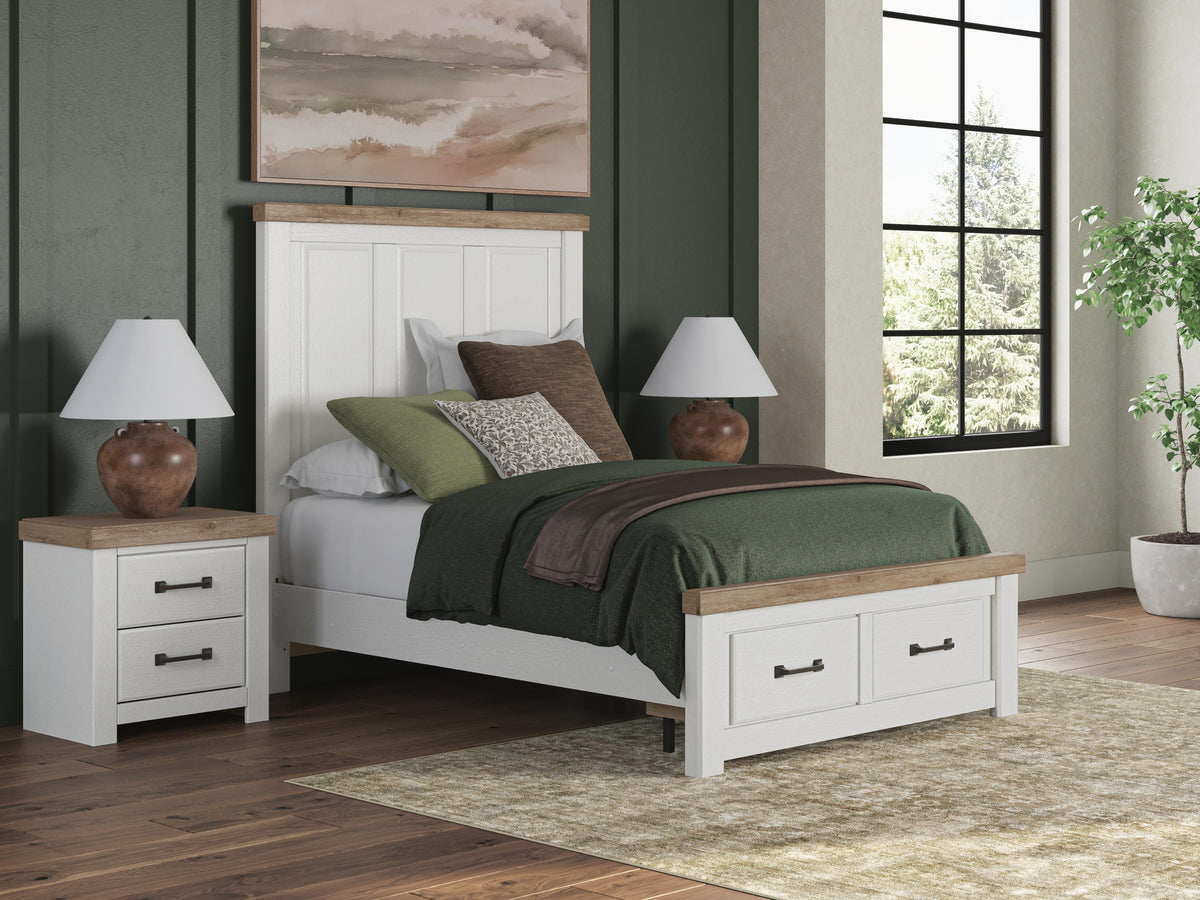 Savonport Full Panel Storage Bed