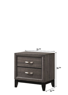 Akerson Night Stand Grey