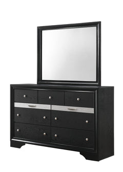 Regata Dresser Mirror Black/Silver