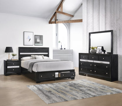 Regata Night Stand Black/Silver
