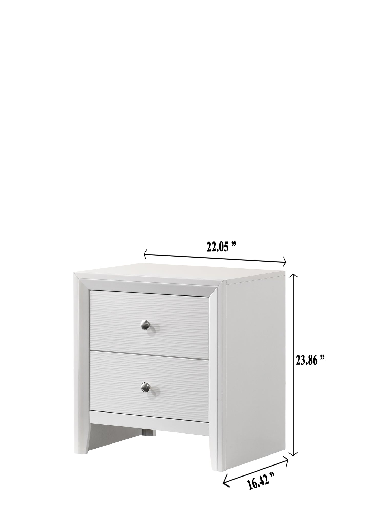 Evan Night Stand White