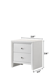 Evan Night Stand White