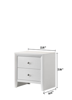 Evan Night Stand White