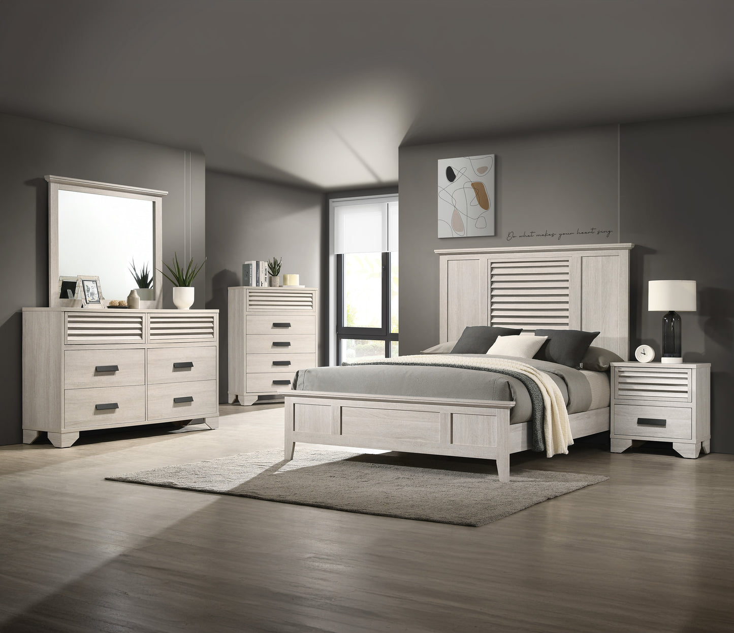Sarter Dresser Mirror - White