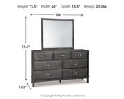 Caitbrook Dresser and Mirror