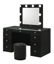 Morgan Round Swivel Stool Black