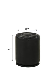 Morgan Round Swivel Stool Black