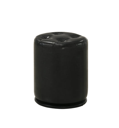 Morgan Round Swivel Stool Black