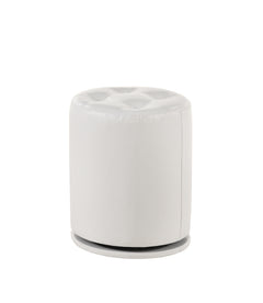 Morgan Round Swivel Stool White
