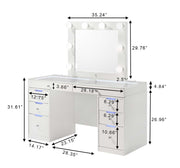 Luxo Vanity White