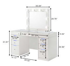 Luxo Vanity White