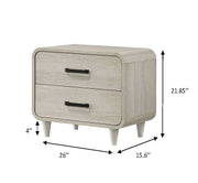 Nyomi Night Stand - White