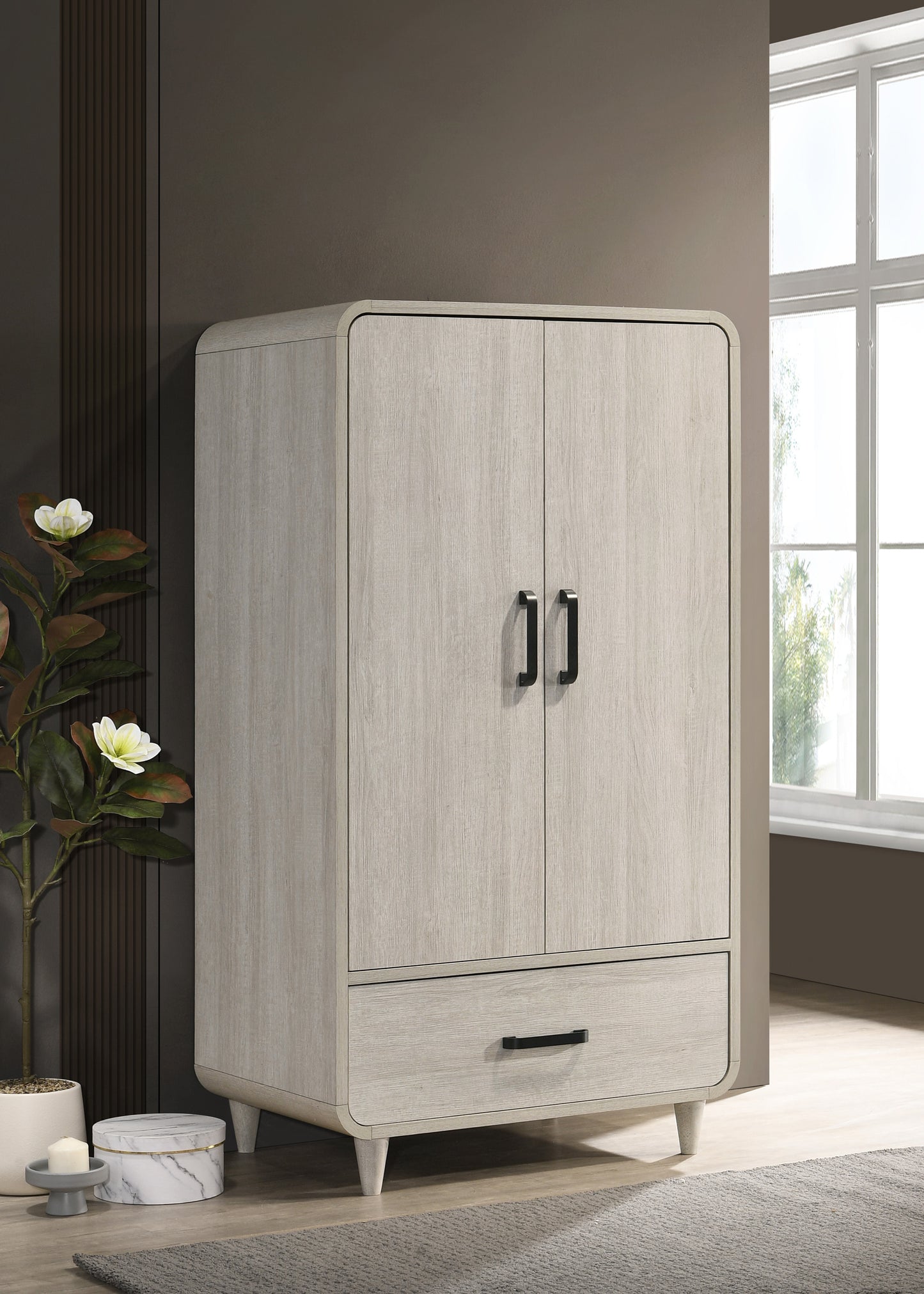 Nyomi Armoire - White