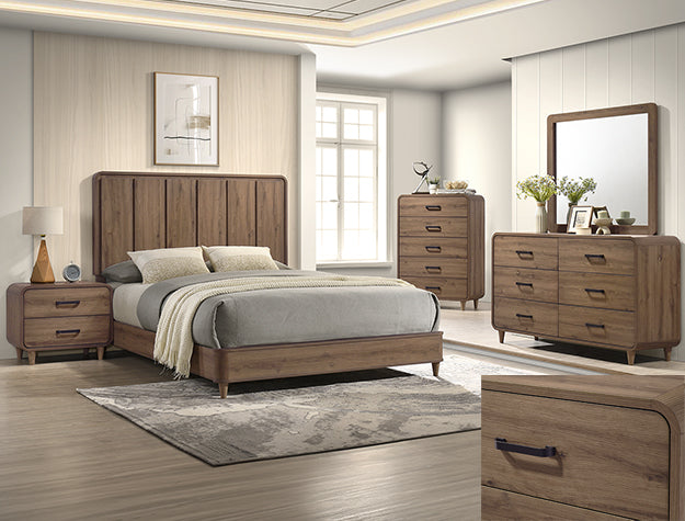 Nyomi Dresser Mirror - Light Brown