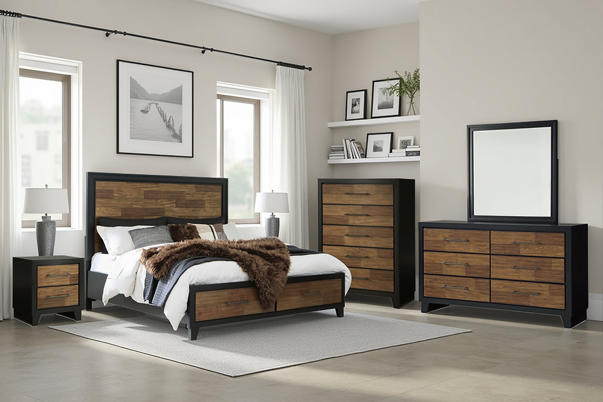 Kraeburn Queen Panel Storage Bed
