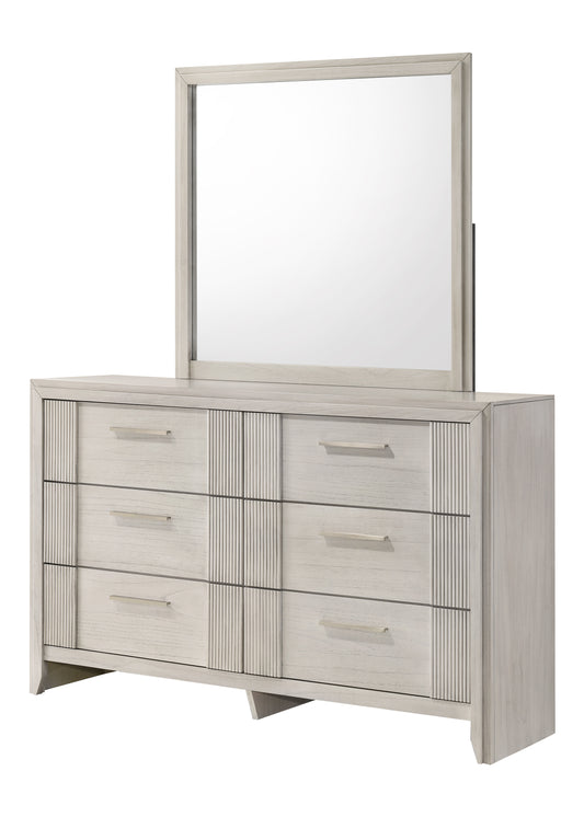 Carlton Dresser Mirror White Mist