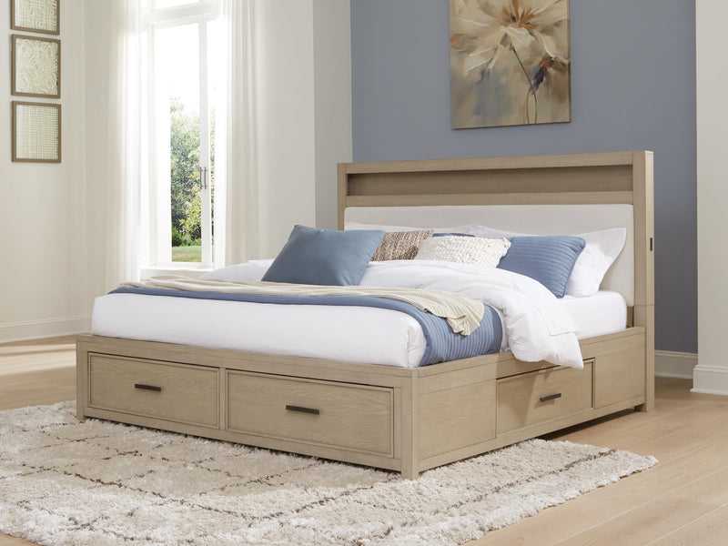 Calmoro California King Bookcase Bed
