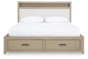 Calmoro California King Bookcase Bed
