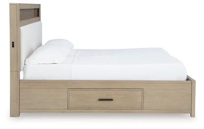 Calmoro California King Bookcase Bed