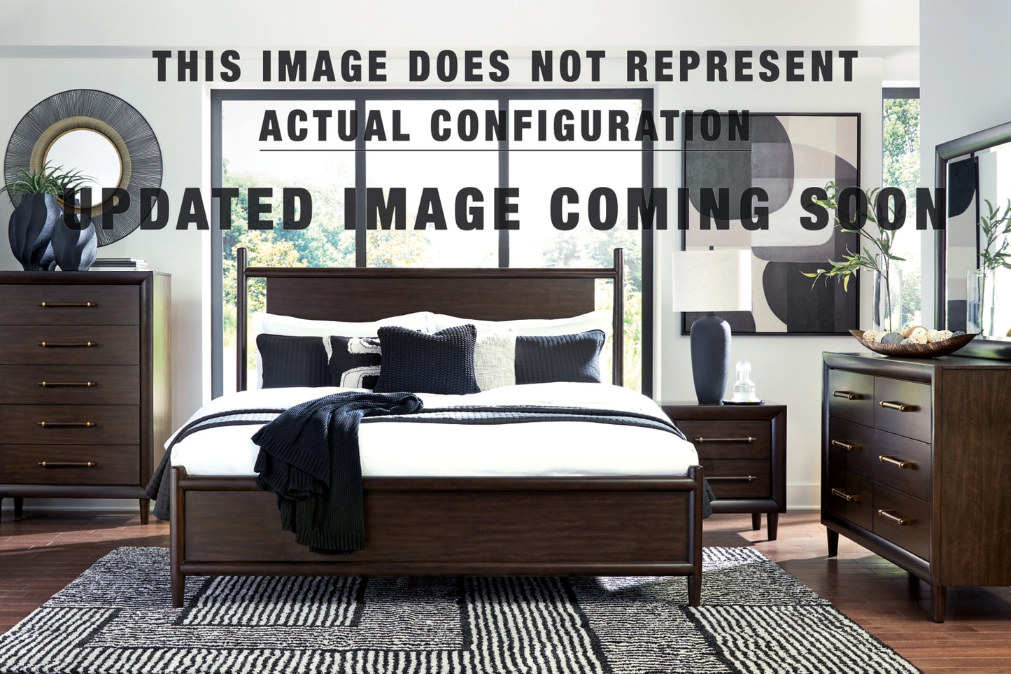 Dantenton Queen Panel Bed, Dresser, Mirror, Chest and Nightstand