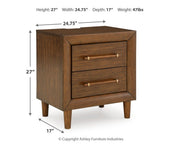 Lyncott Two Drawer Night Stand