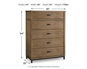 Tomtyn Five Drawer Chest