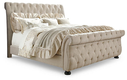 Willenburg Upholstered California King Sleigh Bed