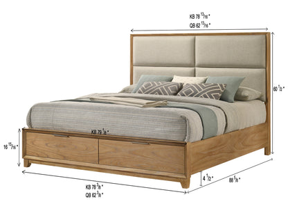 Florian Platform Storage Bed